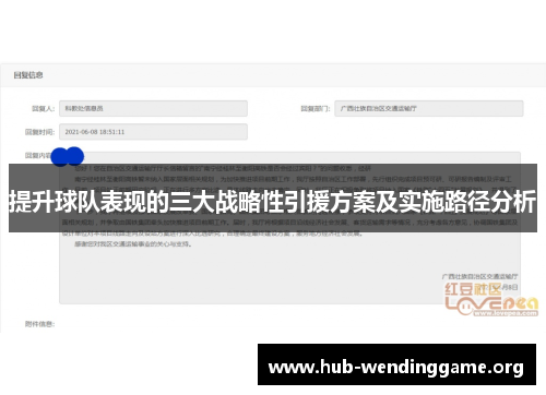 提升球队表现的三大战略性引援方案及实施路径分析